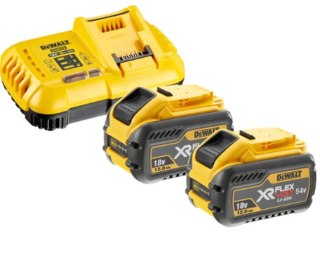 Zestaw 2 akumulatorów 54V Li-Ion 12,0Ah + ładowarka DeWALT [DCB118Y2-QW]