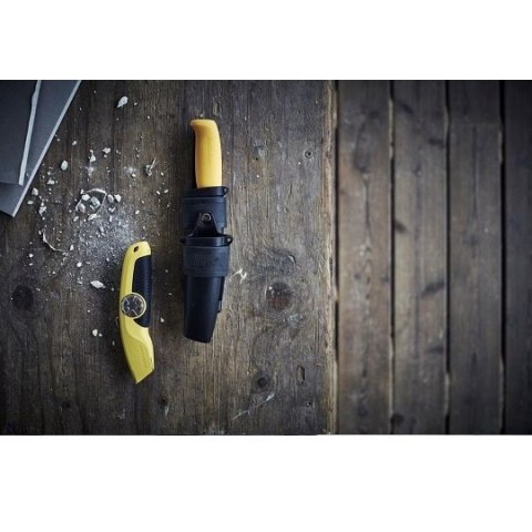 Zestaw 2 noży: bezpieczny nóż SK + nóż z ostrzem trapezowym USRA, Hultafors [381050] podwójna kabura