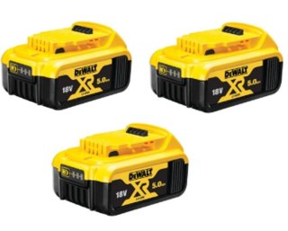 Zestaw 3 akumulatorów 18V Li-Ion 5,0Ah DeWALT [DCB184P3-XJ]