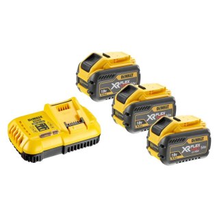 Zestaw 3 akumulatorów 54V Li-Ion 9,0Ah + ładowarka DeWALT [DCB118X3-QW]