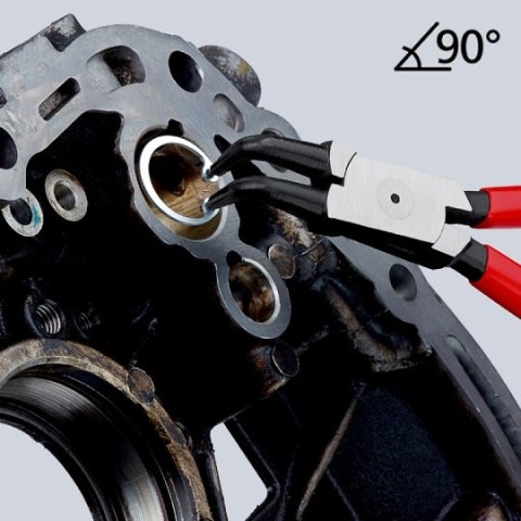 Zestaw 4 szt. szczypiec do pierścieni Segera, zewnętrznych i wewnętrznych, Knipex [00 19 56]