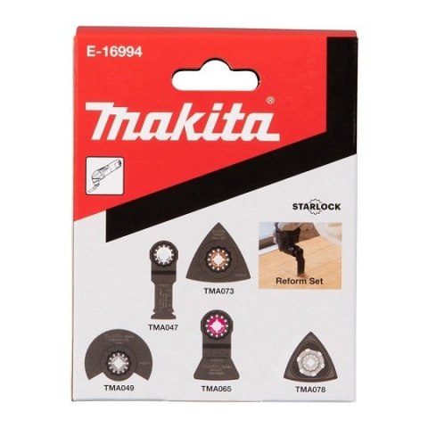 Zestaw 5 szt. brzeszczotów do narzędzi wielofunkcyjnych, STARLOCK, Makita [E-16994]