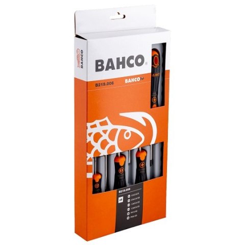 Zestaw 6 szt. wkrętaków do śrub prostych i PH, BAHCOFIT Bahco [B219.006]
