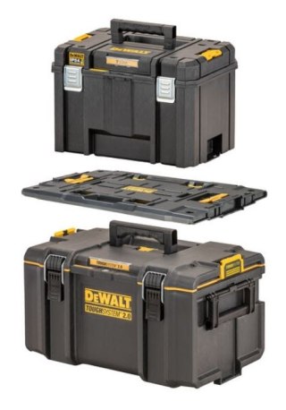 Zestaw skrzyń narzędziowych TStak VI + ToughSystem DS300 z adapterem DeWALT [DWST08017-9]