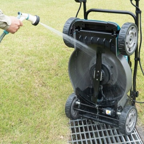 Akumulatorowa samobieżna kosiarka do trawy 48cm, 62l, 64V max, Makita [LM003JZ] Li-Ion