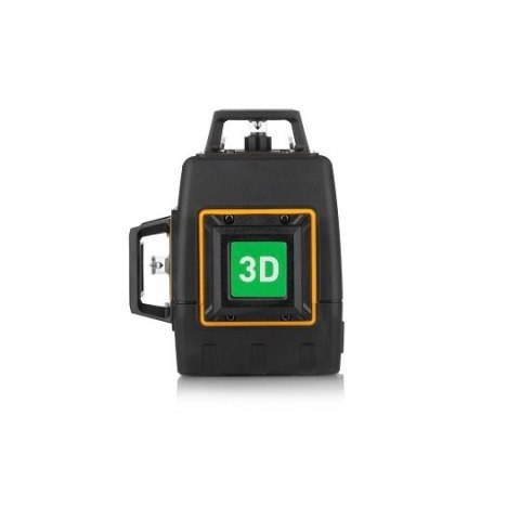 Akumulatorowy samopoziomujący laser 3-wiązkowy 360° 3D, z wiązką zieloną do 40m, SMART [SM-06-03040G] 3,6Ah/3,7V, Li-Ion