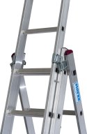 Aluminiowa drabina wielofunkcyjna TR 3x10 CORDA KRAUSE [033406] z funkcją ustawiania na schodach