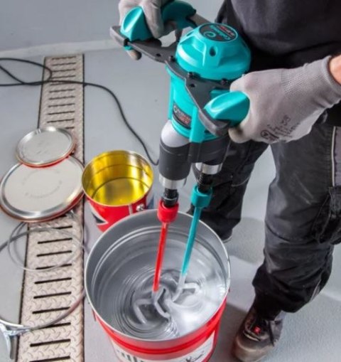 Kompaktowa mieszarka 1 biegowa z dwoma mieszadłami 1200W, model Xo33 R duo, Collomix [25154] + zestaw mieszadeł MKD