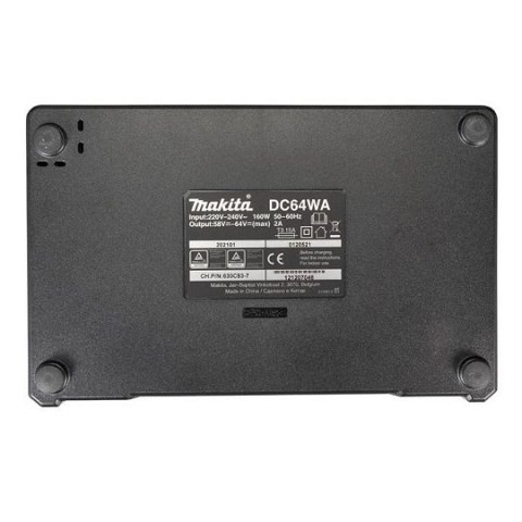 Ładowarka do akumulatorów 64V max, Li-Ion, DC64WA, Makita [191W19-9]