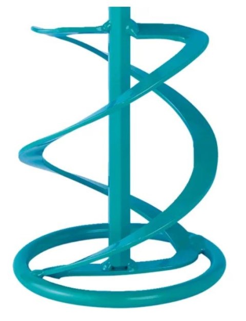 Mieszadło WK 120 HF, 2-spiralne do mieszania max 25kg, średnica 120mm, szybkozłącze HEXAFIX, COLLOMIX [40112-000]