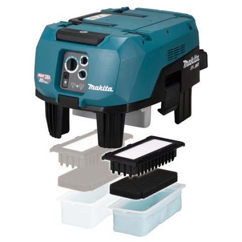 Przemysłowy odkurzacz akumulatorowy na sucho i mokro, 2x40V max XGT, Makita [VC006GMZ01] Li-Ion, AWS