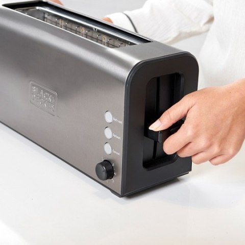 Toster na 2 kanapki, 1000W, ES9600070B Black+Decker [BXTO1000E]