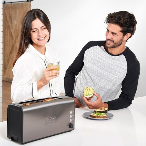Toster na 2 kanapki, 1000W, ES9600070B Black+Decker [BXTO1000E]