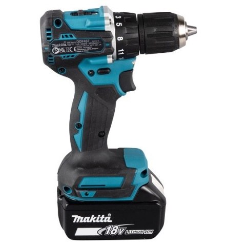 Wiertarko-wkrętarka akumulatorowa 18V Makita [DDF487RTJ] 2x5,0Ah, Li-Ion, LXT