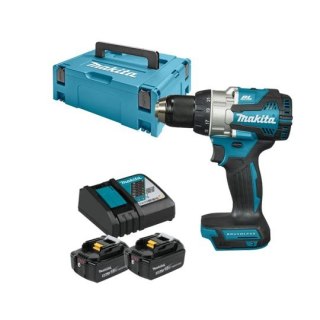 Wiertarko-wkrętarka akumulatorowa, 2x5.0ah, 18V, Makita [DDF489RTJ]