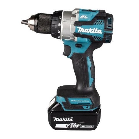 Wiertarko-wkrętarka akumulatorowa, 2x5.0ah, 18V, Makita [DDF489RTJ]