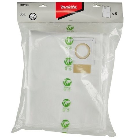 Worki z włókniny 35L do odkurzacza VC006G, VC007G, Makita [1910Y4-9] 5 szt.