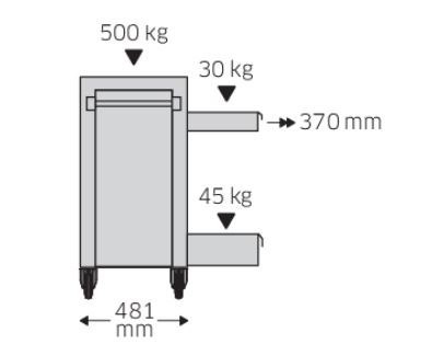 Wózek narzędziowy 6-szufladowy serii TTS 93/6 A STAHLWILLE [81200154] Antracyt