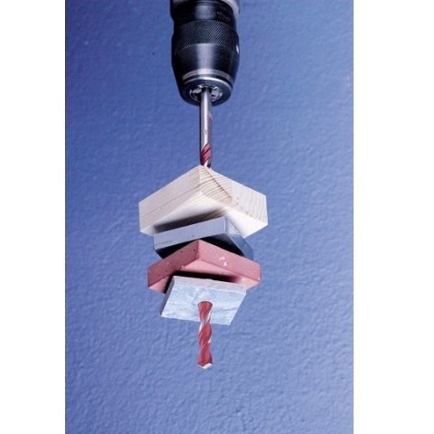 Zestaw: 3szt. frezów do metalu + 3 szt. wierteł uniwersalnych Profi MultiCut PM-3, Alpen [0776000013100]