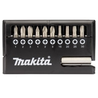 Zestaw końcówek 1/4" z uchwytem magnetycznym, 11szt., Makita [D-30651]