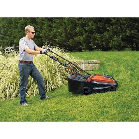 Akumulatorowa kosiarka do trawy 38cm, 36V Black+Decker [CLM3825L2-QW] 2x2,5Ah, Li-Ion