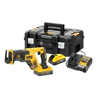 Akumulatorowa pilarka szablowa 18V, DeWalt [DCS367H2T-QW] 2x5,0Ah POWERSTACK, Li-Ion