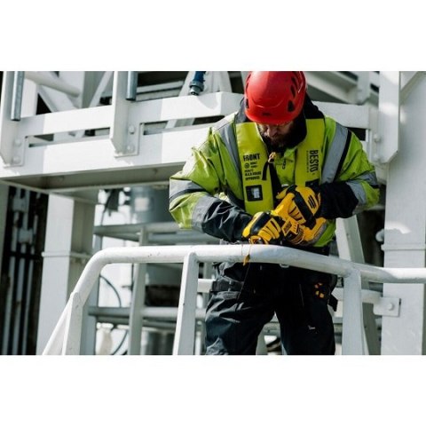 Akumulatorowa pilarka szablowa 18V, DeWalt [DCS367H2T-QW] 2x5,0Ah POWERSTACK, Li-Ion