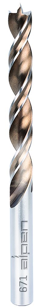 Komplet wierteł krętych do drewna 4-10mm, 5szt. PTM 5,Timber Twist Alpen [0067100005100]