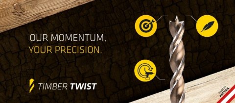 Komplet wierteł krętych do drewna 4-10mm, 5szt. PTM 5,Timber Twist Alpen [0067100005100]