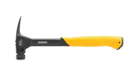 Młotek stalowy z gładkim obuchem i magnetycznym uchwytem do gwoździ, 570g, DeWalt [DWHT51138-0] boczny ściągacz do gwoździ i zsz