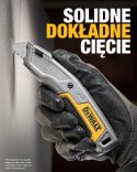 Nóż uniwersalny z wysuwanym ostrzem DeWalt [DWHT10054-0] magazynek na 5 ostrzy