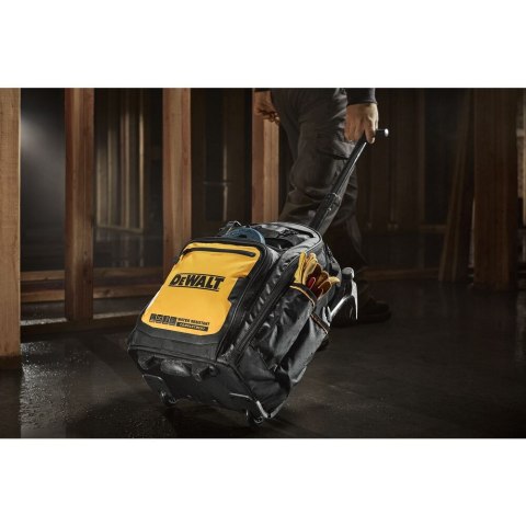 Plecak na narzędzia z kieszeniami serii Soft Storage na kołach, DeWalt [DWST60101-1] uchwyt teleskopowy