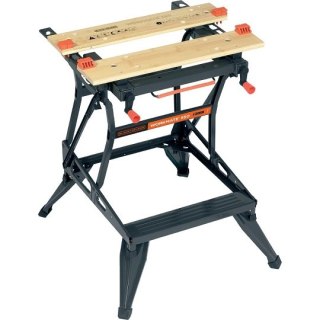 Stół roboczy 2w1, 610×250mm, WORKMATE, Black+Decker [WM550-XJ]