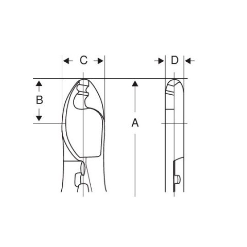 Szczypce do cięcia drutu i ściągania izolacji 240mm, Bahco [2233 D-240]