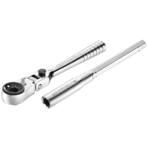 Zestaw końcówek i nasadek sześciokątnych z kompaktową grzechotką 1/4", FACOM [R1PICO]