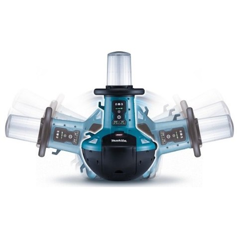 Akumulatorowa / sieciowa lampa strefowa LED, 5500 lm, 230V, 14,4V/18V/40V max, Makita [ML010G] Li-lon, LXT/XGT