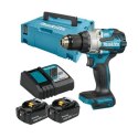 Akumulatorowa wiertarko-wkrętarka udarowa 18V, Makita [DHP489RTJ] 2x5,0Ah, Li-Ion, LXT