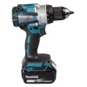 Akumulatorowa wiertarko-wkrętarka udarowa 18V, Makita [DHP489RTJ] 2x5,0Ah, Li-Ion, LXT