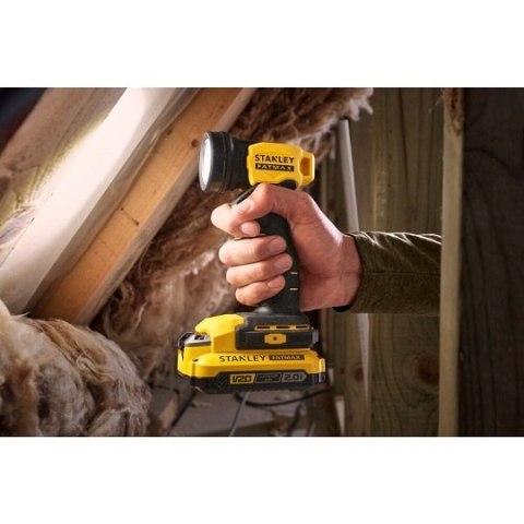 Akumulatorowy zestaw Combo SFMCD711 + SFMCL020, 18V Li-Ion, Stanley FATMAX V20 [SFMCK210D1-QW]