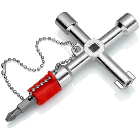 Klucz uniwersalny do szaf, tablic rozdzielczych, skrzynek i systemów odcinających KNIPEX [00 11 03]