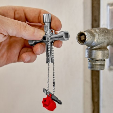 Klucz uniwersalny do szaf, tablic rozdzielczych, skrzynek i systemów odcinających KNIPEX [00 11 03]