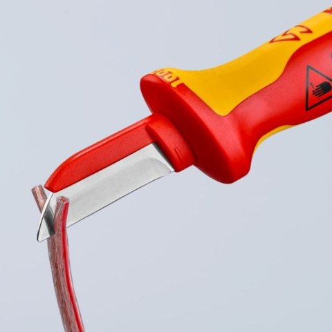 Nóż do ściągania izolacji VDE 1000V, KNIPEX [98 54]