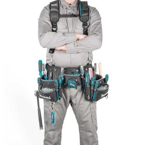 Pas z 3 kieszeniami na narzędzia i akcesoria, Makita [E-15229]