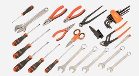 Skrzynia aluminiowa z wyposażeniem zestaw 145 narzędzi Bahco [4750ALC01FF1]