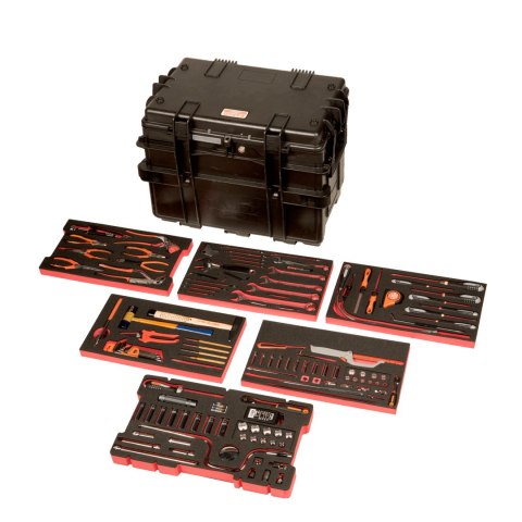 Skrzynia narzędziowa 4-szufladowa z wyposażeniem 162 narzędzi Bahco [4750RCWD4FF1]