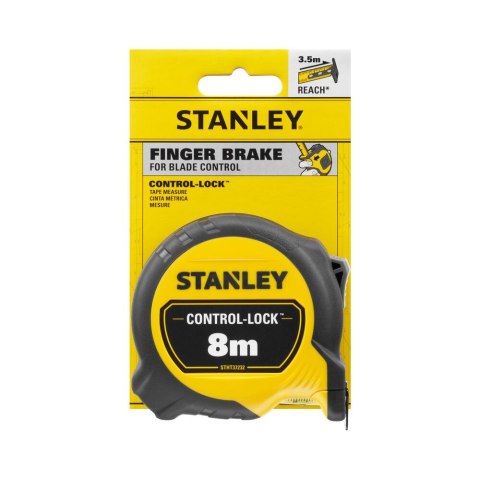 Stalowa miara zwijana 8m firmy Stanley [STHT37232-0] Control-Lock