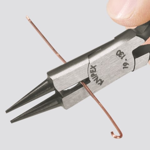 Szczypce tnące okrągłe 130mm, rękojeść z tworzywa sztucznego, Knipex [19 01 130]