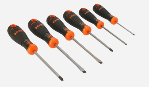 Zestaw 6 wkrętaków do śrub płaskich i Pozidriv, BAHCOFIT firmy Bahco [B219.016]