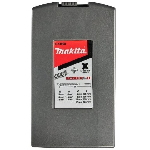 Zestaw 7 szt. wierteł do betonu SDS+, Nemesis II, Makita [E-14928]