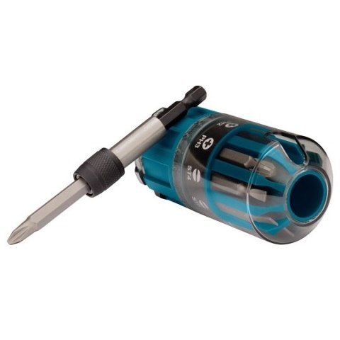 Zestaw końcówek 1/4" w rękojeści z magazynkiem, 18szt., Makita [B-28896] uchwyt magnetyczny